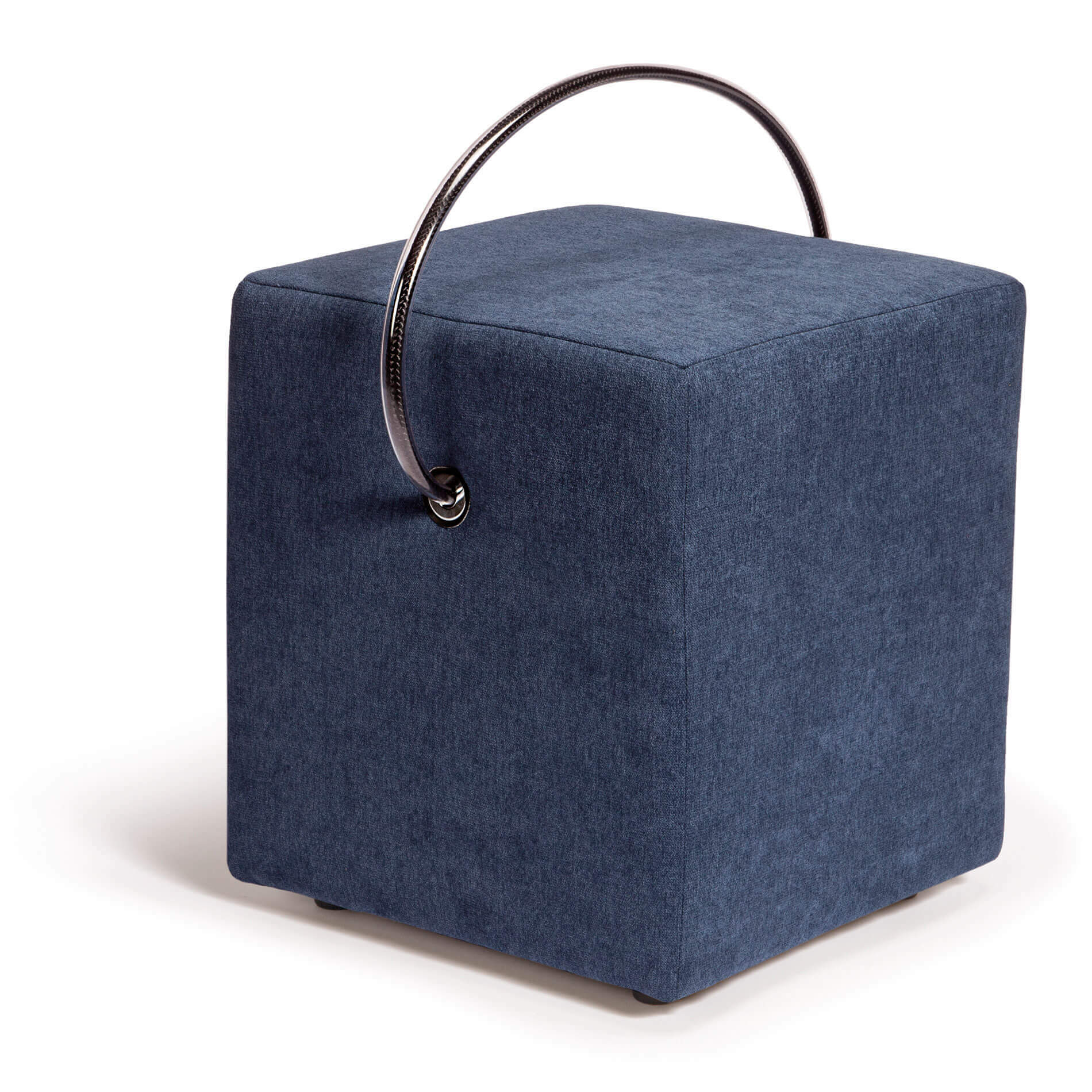 Sitzwürfel | Puff - Farbe Blau | Leicht und tragbar