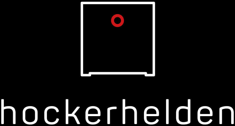 Logo Hockerhelden kontur schwarz